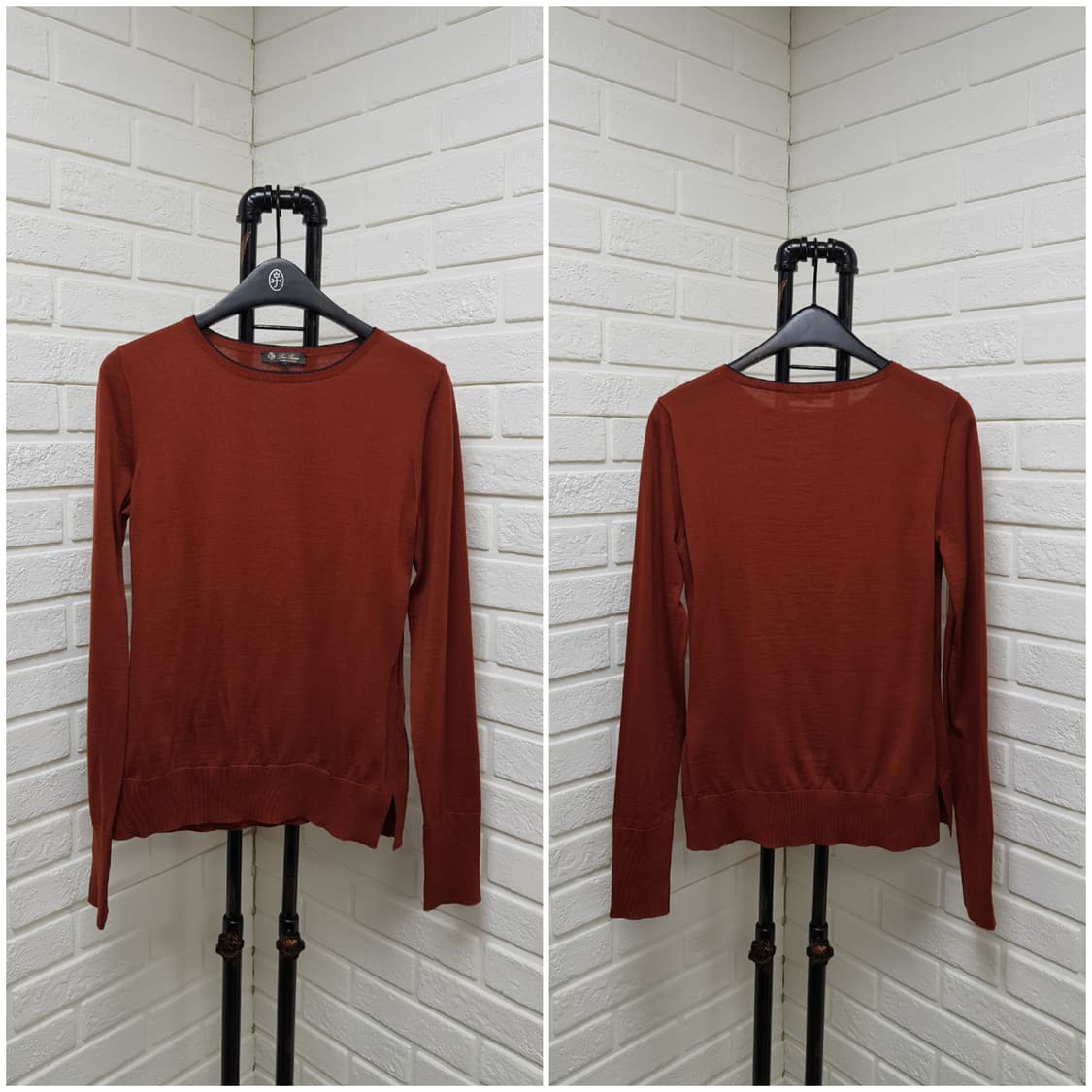 [38/55~66/정품] 로로피아나 가디건+니트 앙상블 상품이미지9