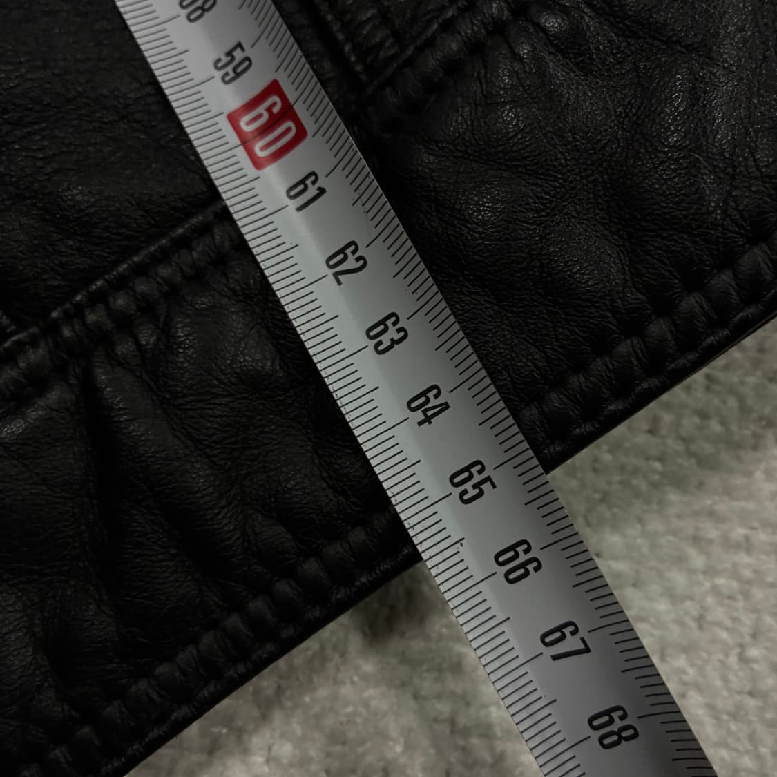 Galecci 가죽 자켓 블랙 L 상품이미지5