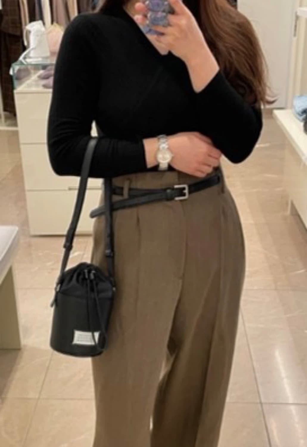 메종 마르지엘라 버킷백 블랙 상품이미지3