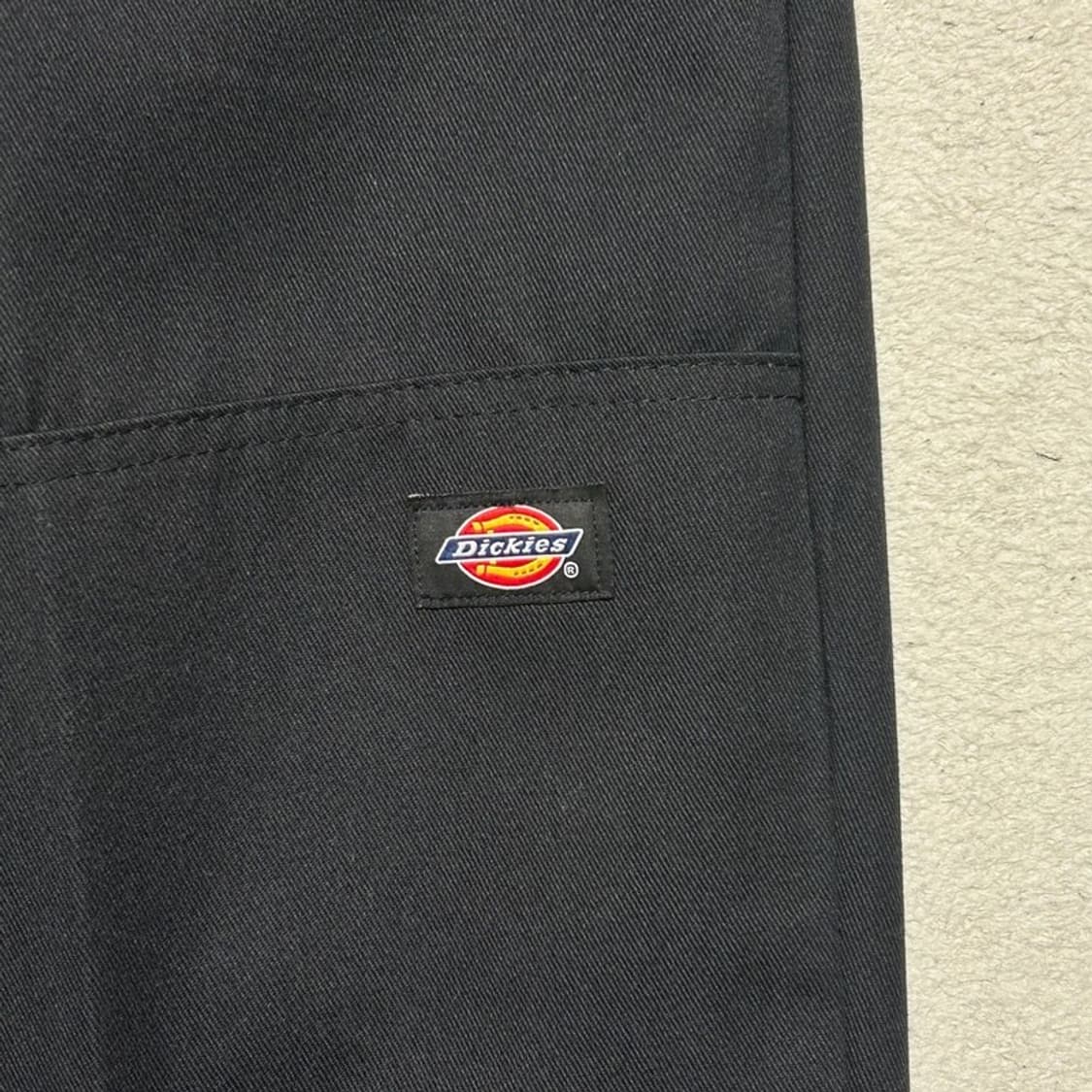 디키즈 더블니 워크 블랙 팬츠 32X30 상품이미지2