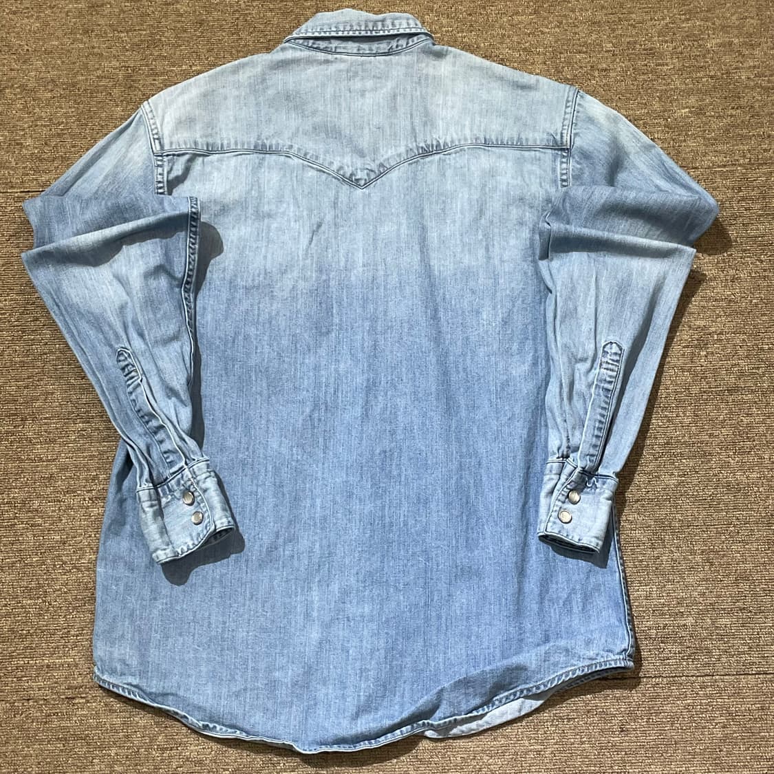 (M) Levi's 리바이스 코튼 데님 셔츠 상품이미지7