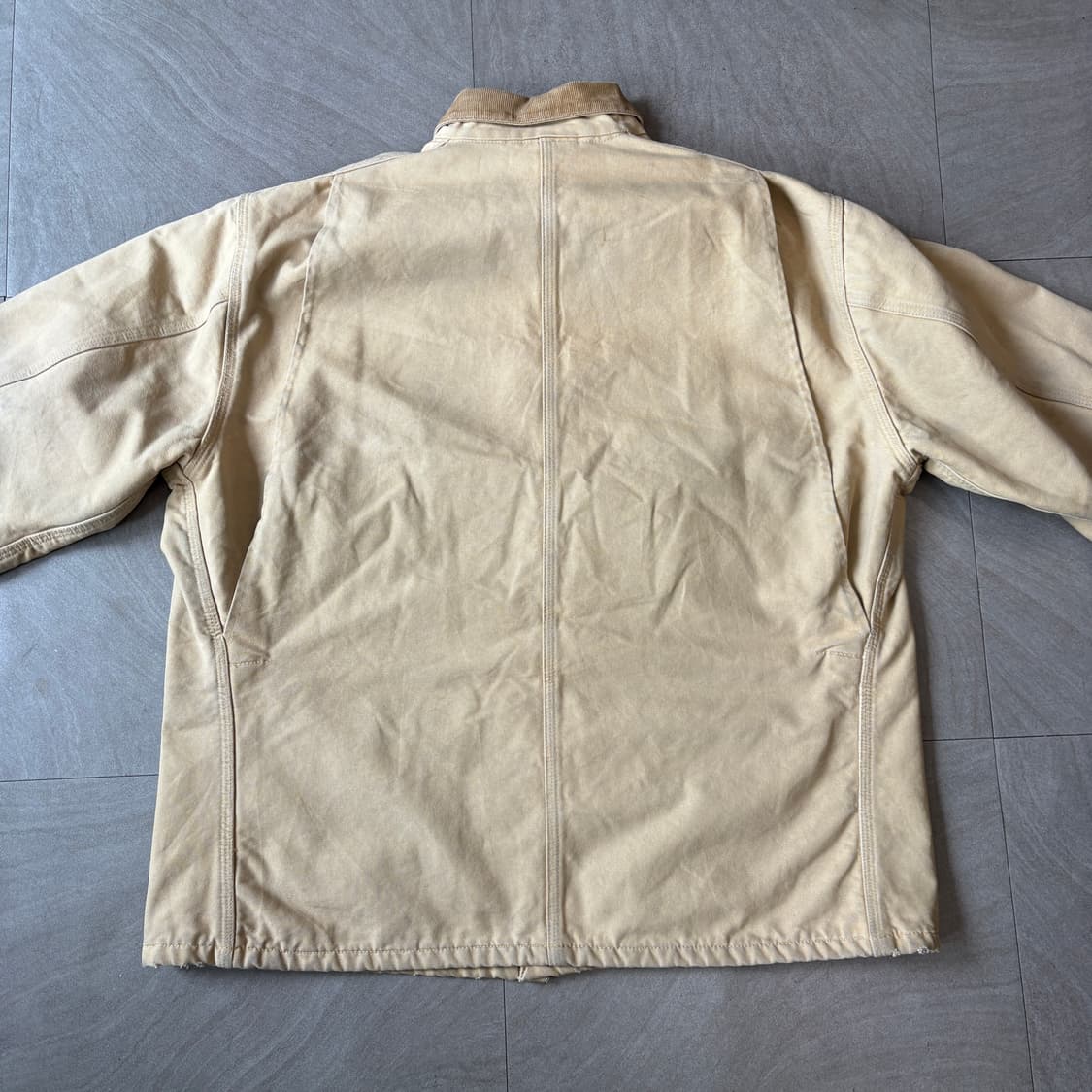칼하트 정품 베이지 덕 초어 자켓 상품이미지8