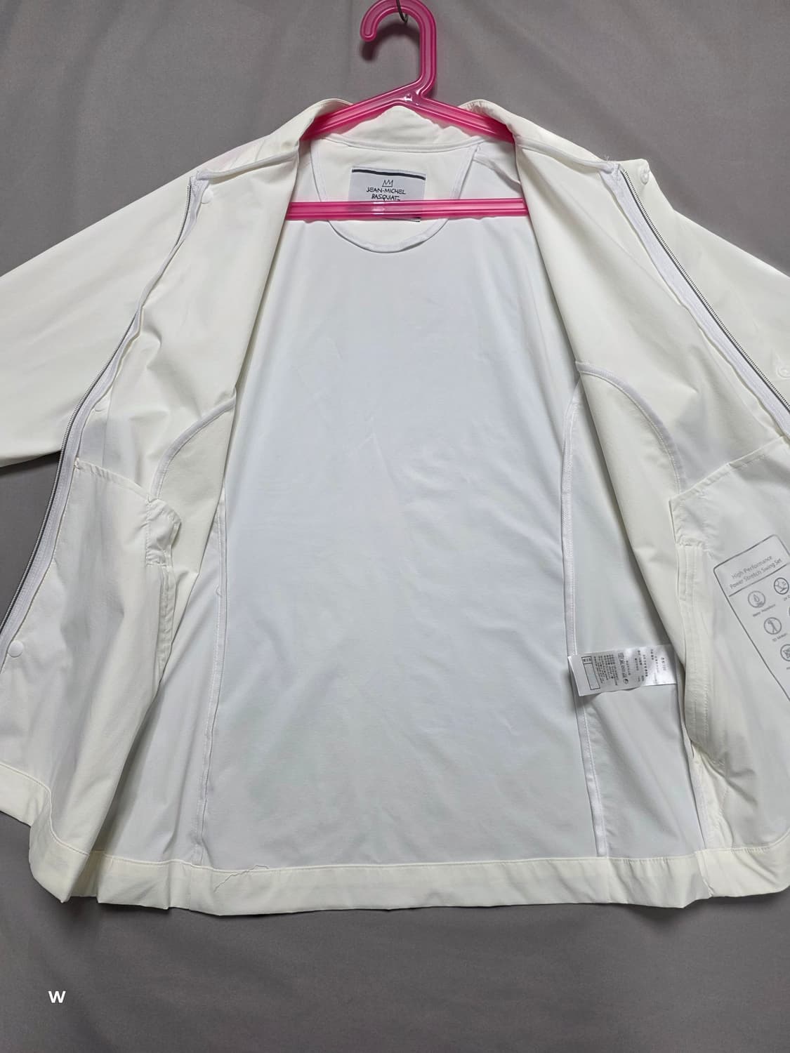 장 미쉘 바스키아 화이트 바람막이 자켓 [100여성] 상품이미지8