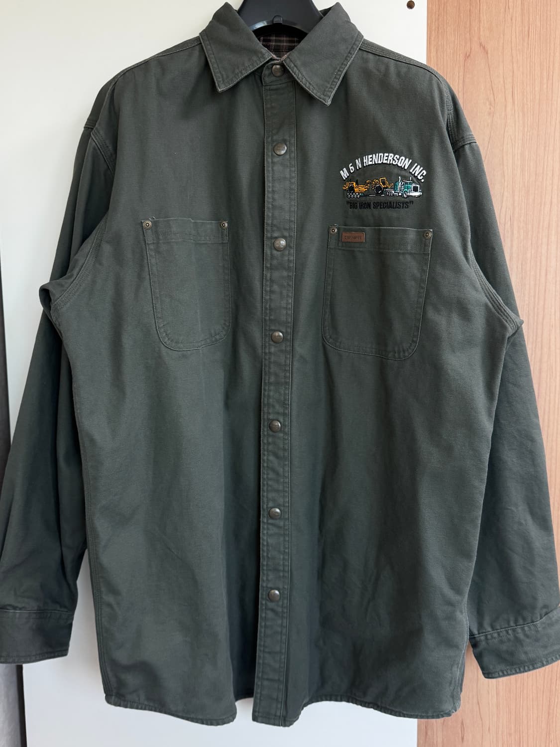 칼하트 자수 워크셔츠 /////워크자켓 디트로이트 산타페 더블니 상품이미지2