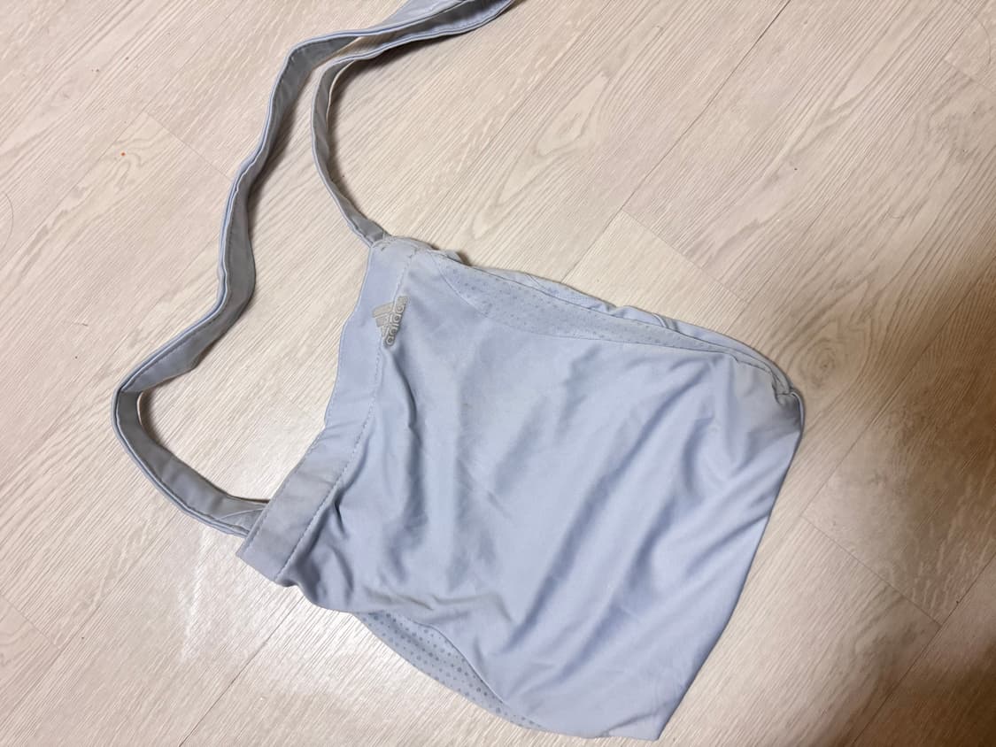 빈티지 아디다스 숄더백 가방 커스텀 스카이 블루 어항 진리 상품이미지2