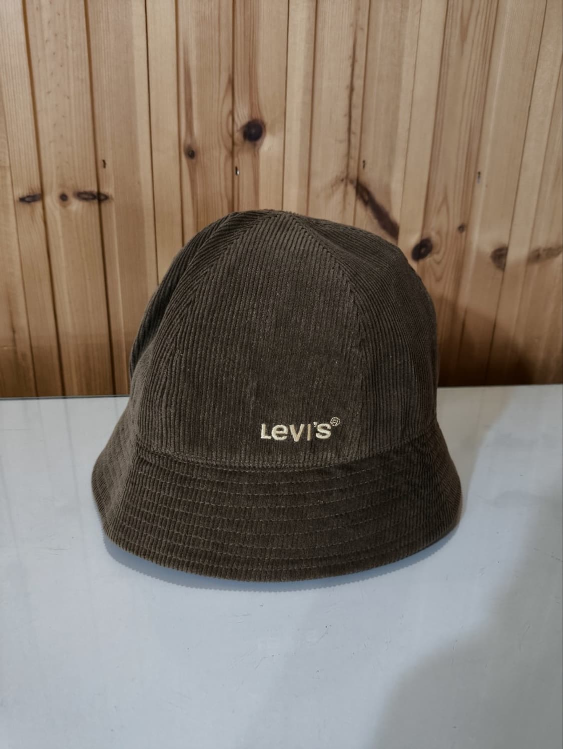 리바이스 골덴 버킷햇 진브라운 상품이미지1