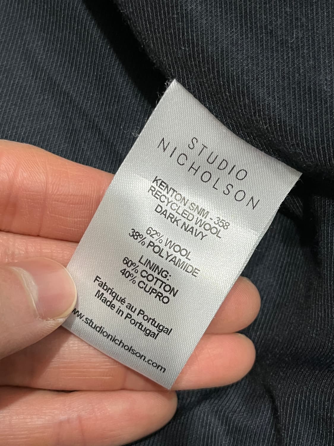 스튜디오니콜슨 피코트 남색 L사이즈 팝니다 상품이미지4