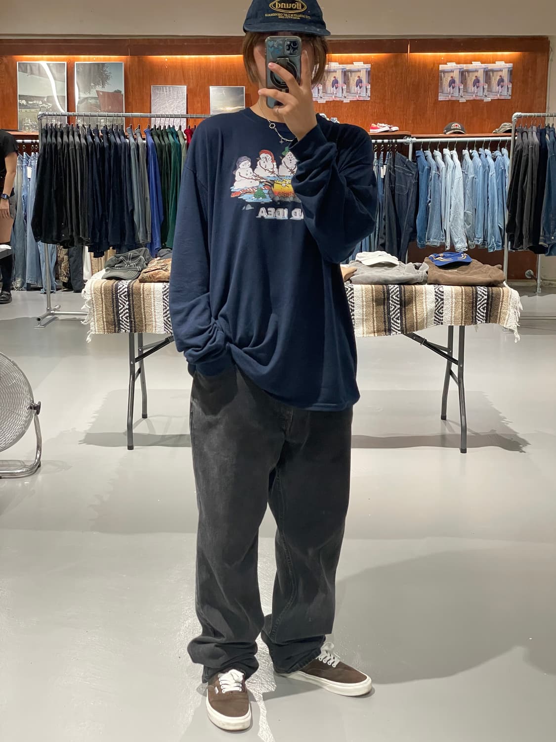 Levi's 550 흑청 데님 팬츠 상품이미지1