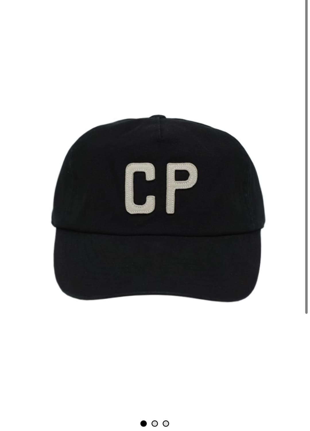 컬렉트피시스 CP 5패널 캡 블랙 상품이미지1