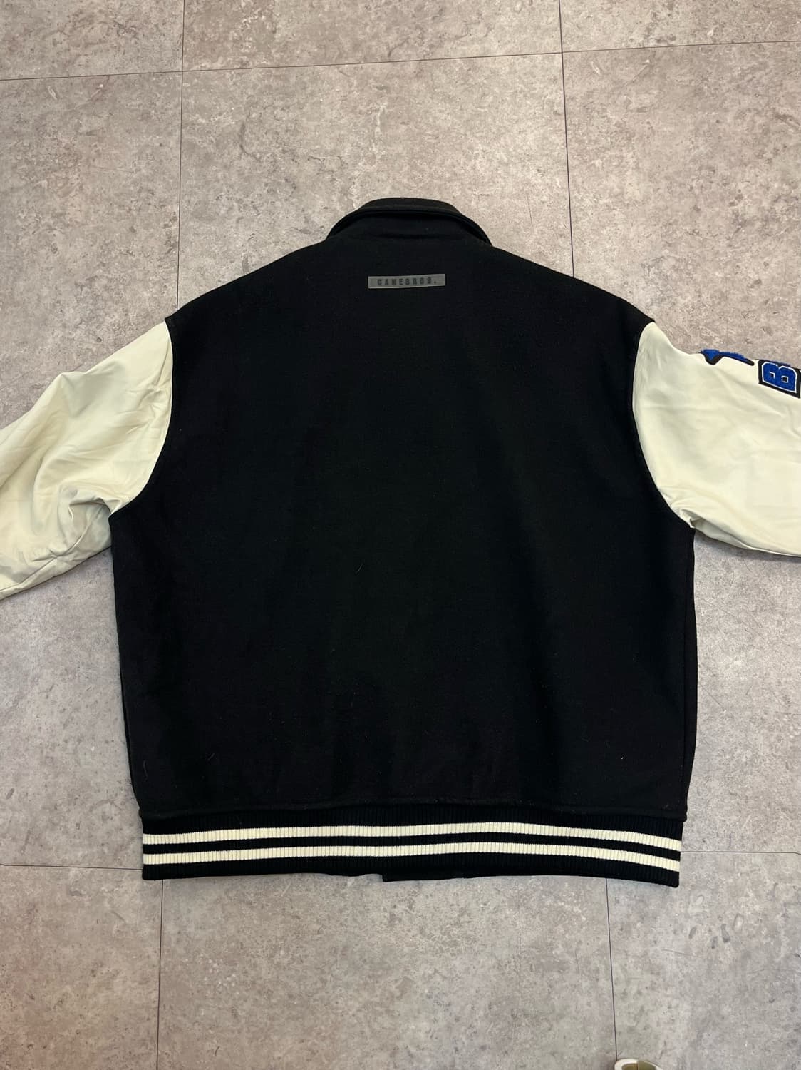 카네브로스 스포츠클럽 바시티 자켓 블랙 L #csz2251 상품이미지7