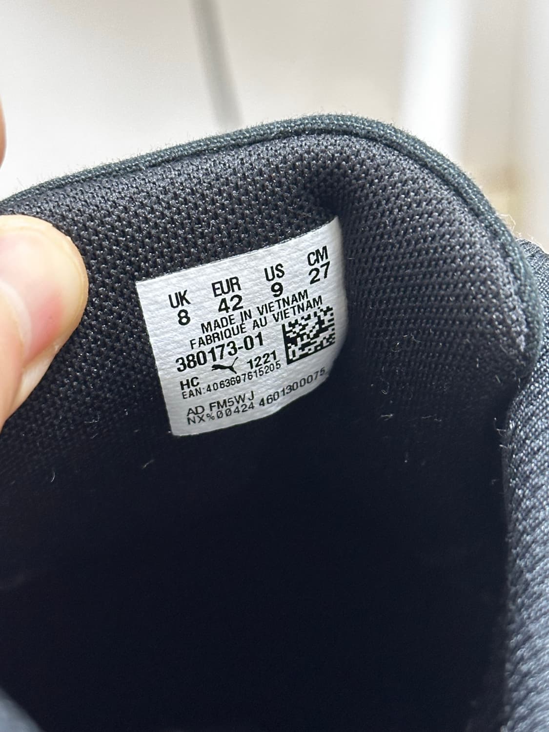 푸마 스피드캣 OG 블랙 화이트 270 상품이미지2