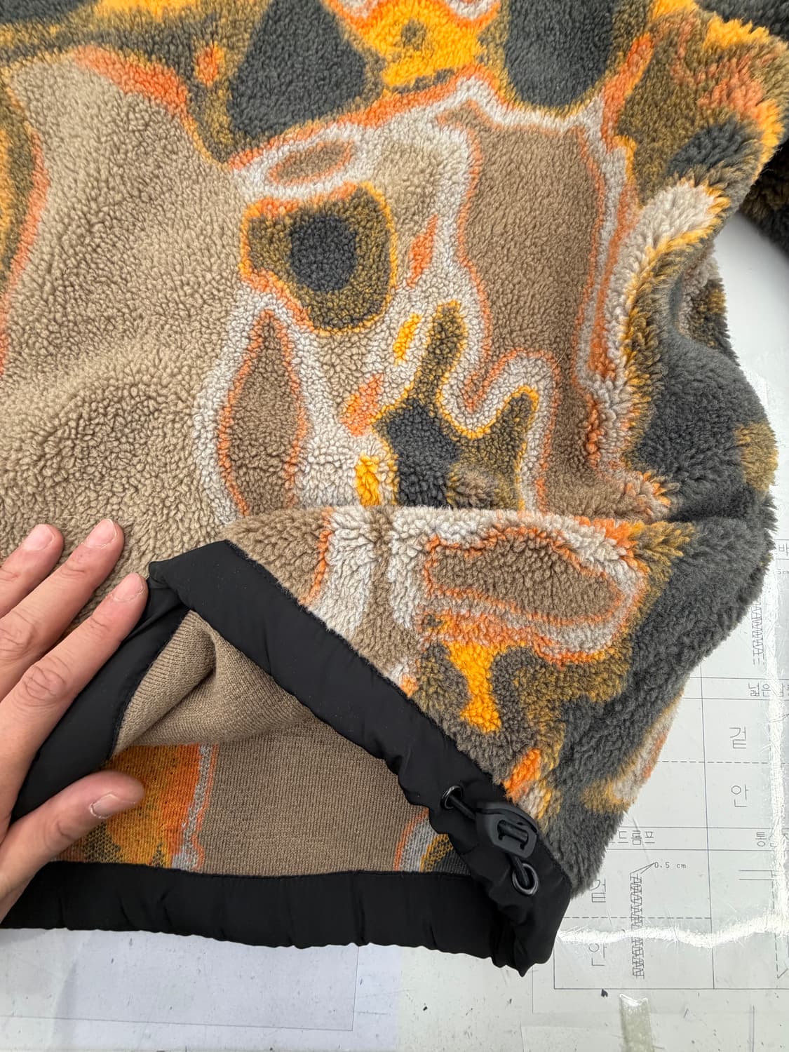 Diesel 오버사이즈 하프짚업 맨투맨 상품이미지4