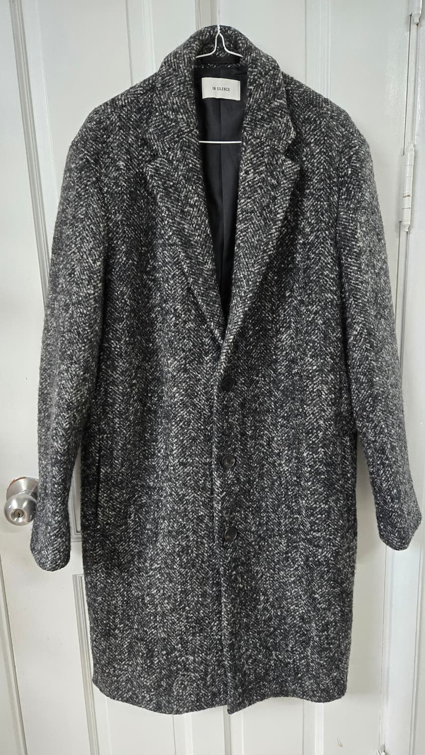 인사일런스 헤링본 코트 상품이미지1