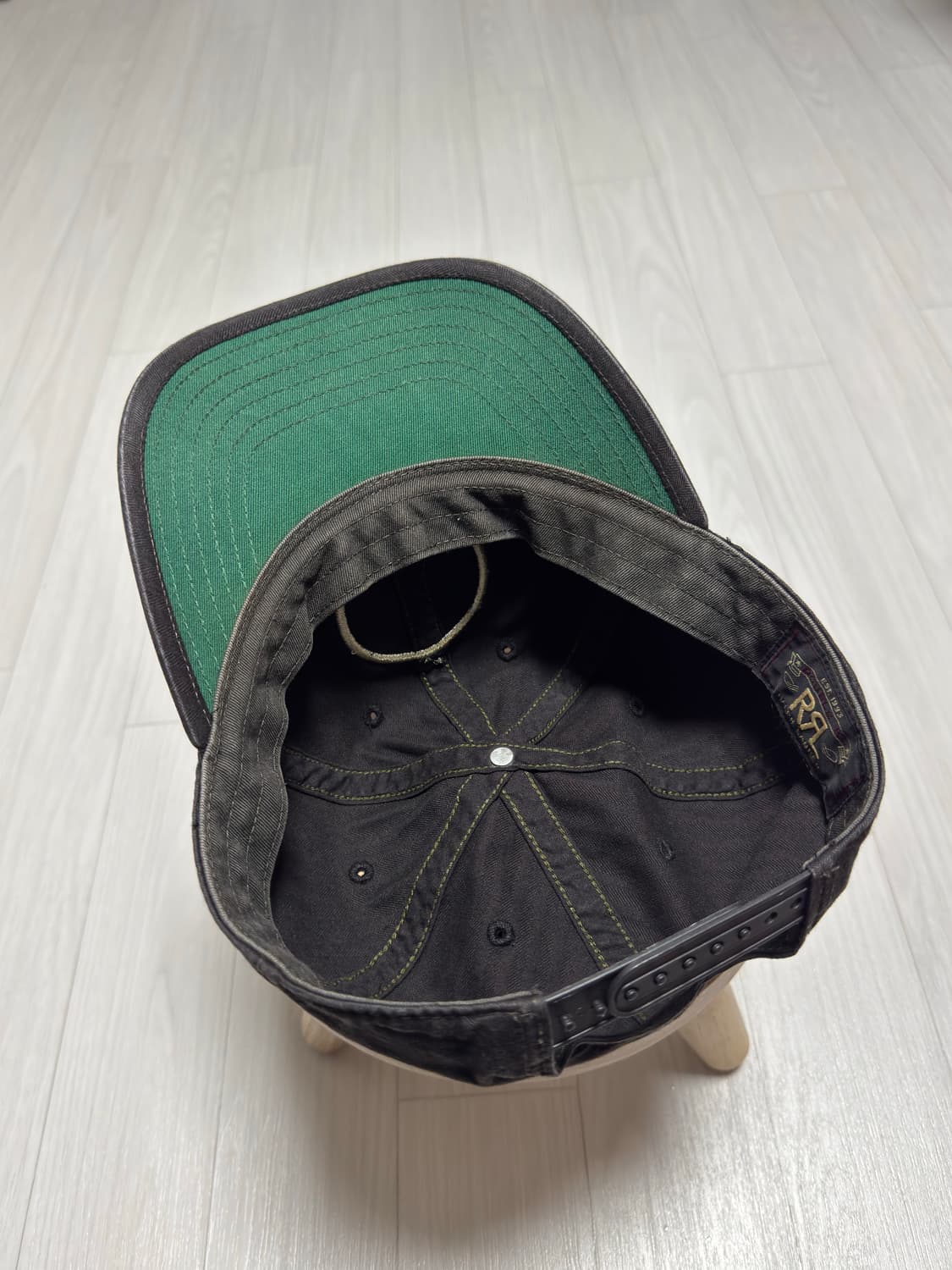 RRL 더블알엘 윙 볼캡 블랙 상품이미지6