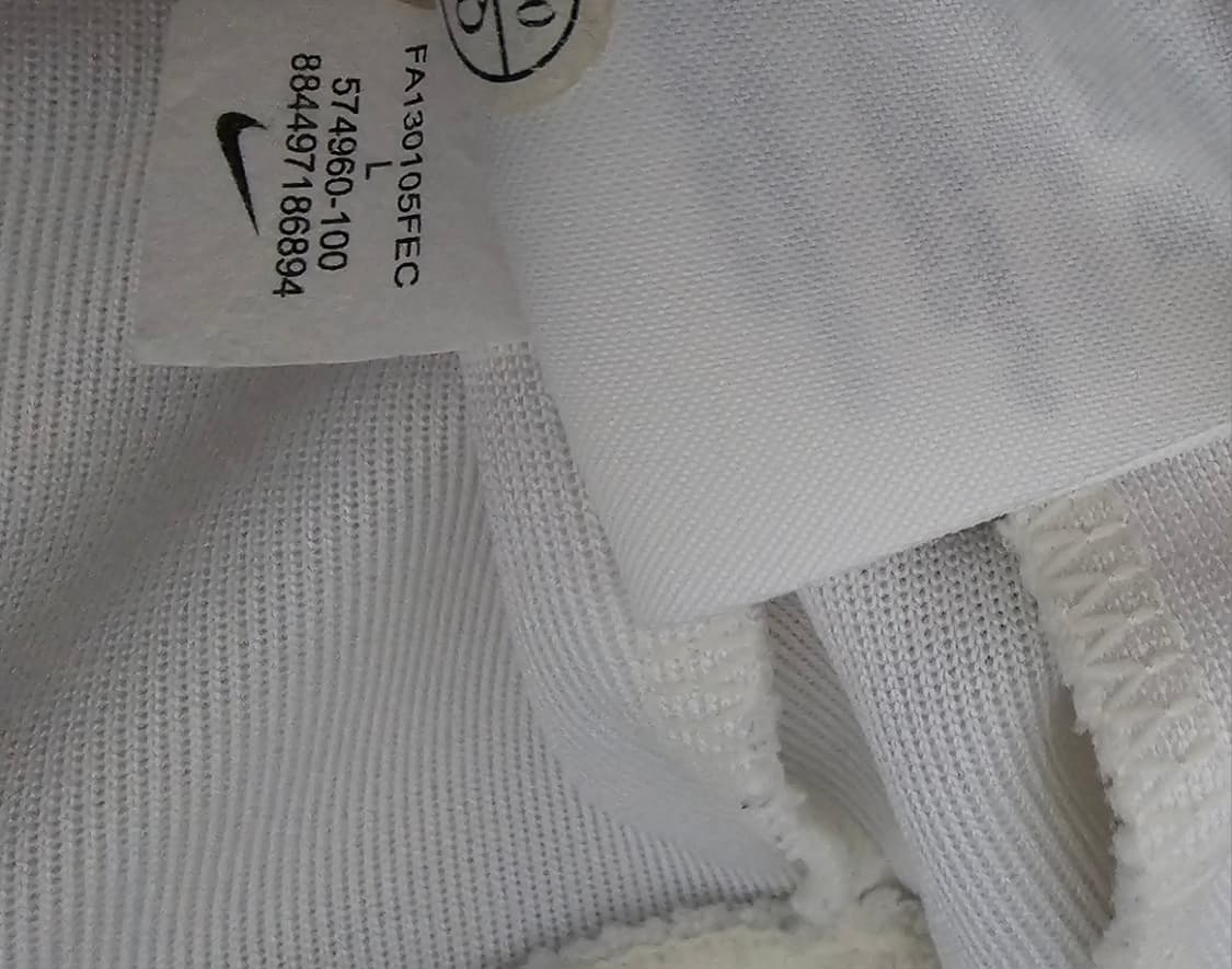 나이키 맨시티 유니폼 트랙탑 화이트 져지집업 100 / L 상품이미지7