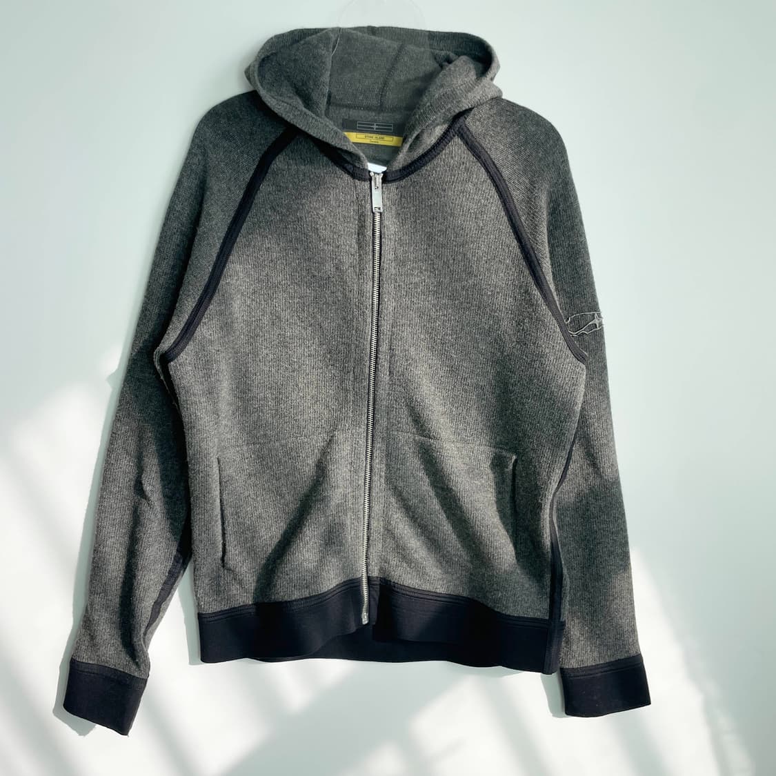 A2 스톤아일랜드 데님스 니트 집업 후디 가디건 100사이즈 상품이미지1