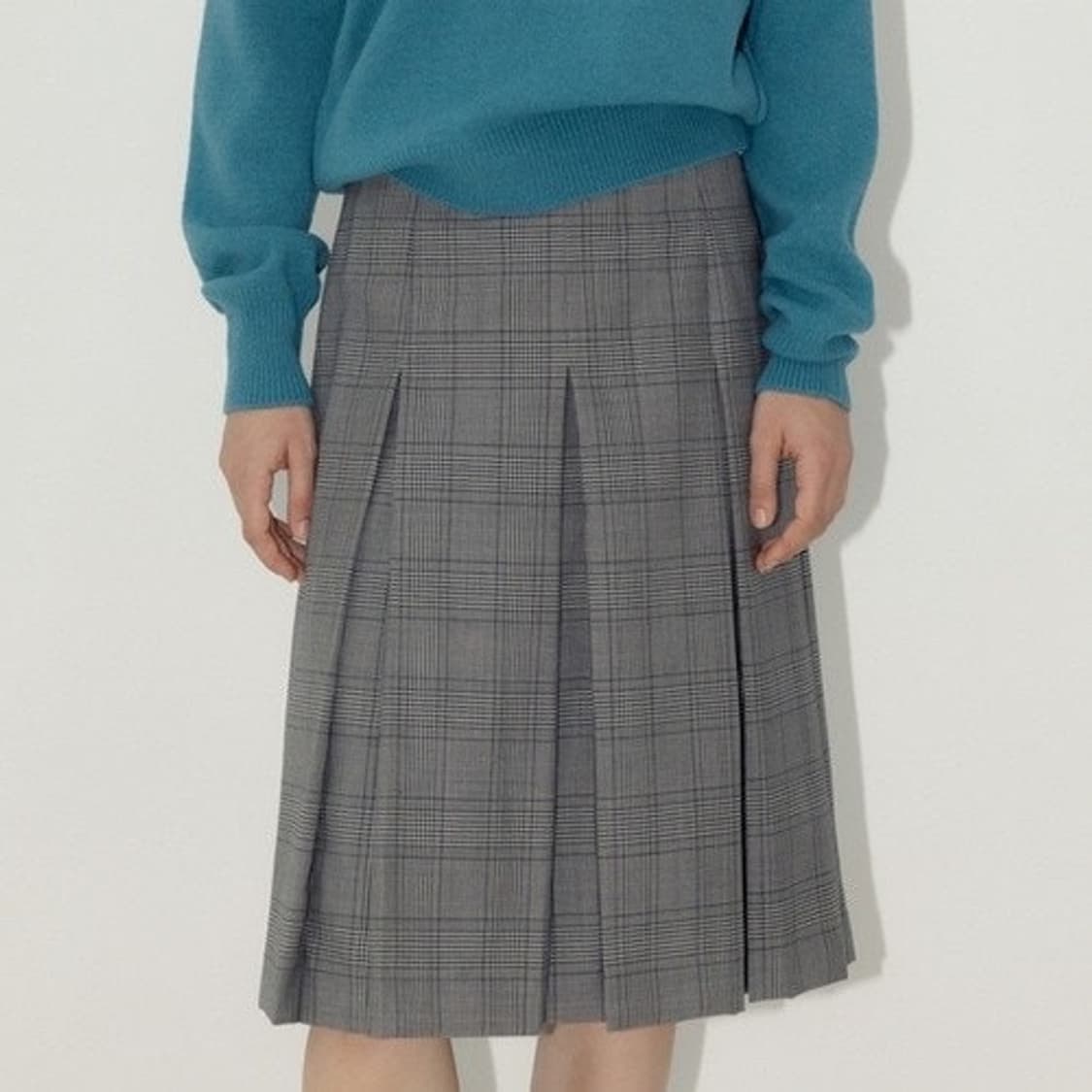 (s) 르로브 울 플리츠 스커트 상품이미지1