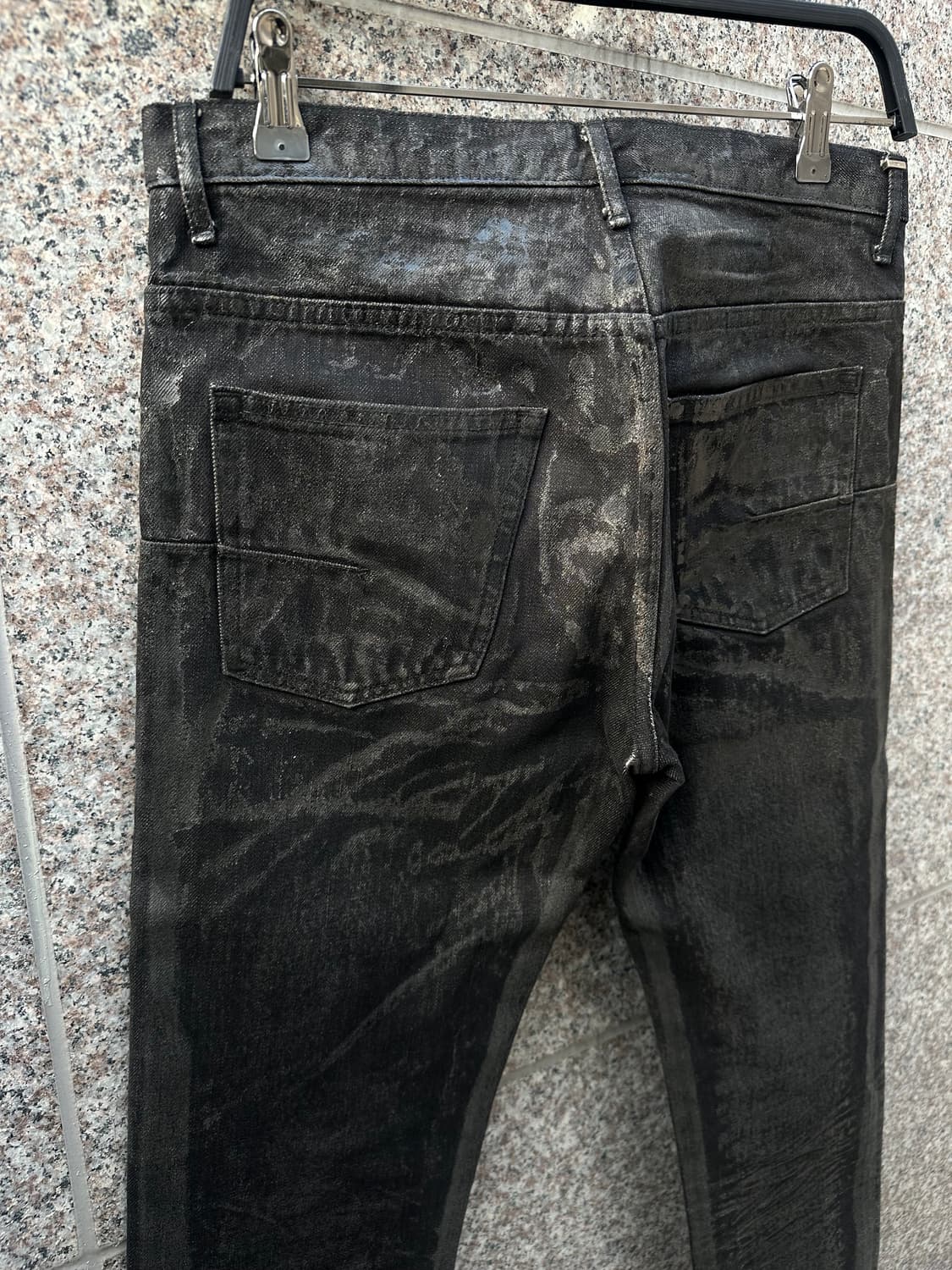 디올 옴므 블랙왁스 코팅진 에디슬리먼 상품이미지5