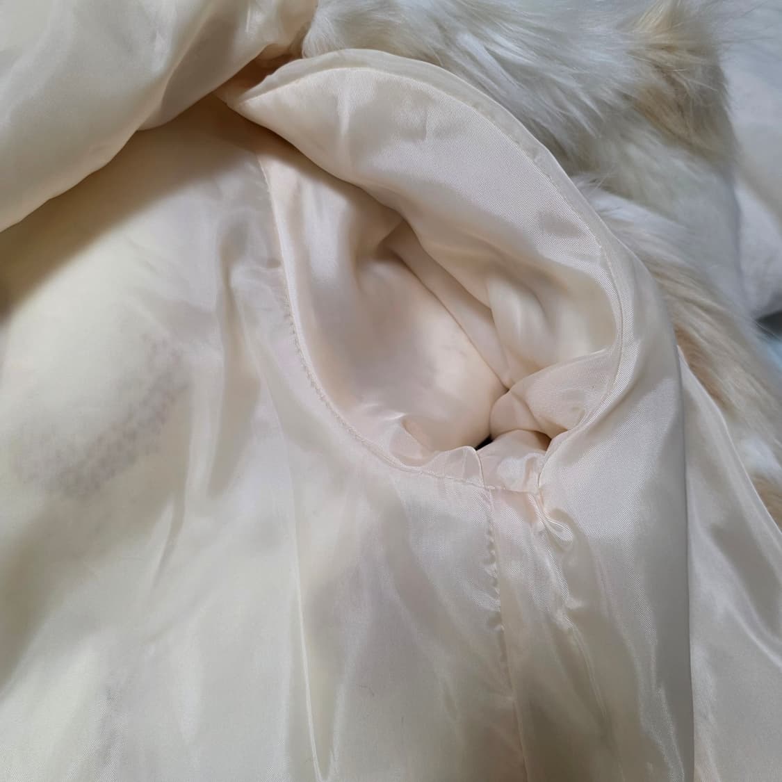 국내제작 퍼 자켓 새상품급 상품이미지5