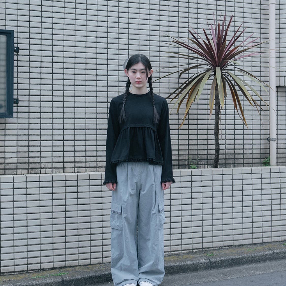 [OHESHIO] frill long t-shirt 상품이미지5
