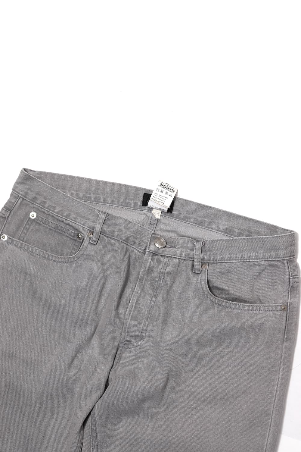 A.P.C 쁘띠 뉴 스탠다드 그레이 셀비지 데님 팬츠 size 32 상품이미지3
