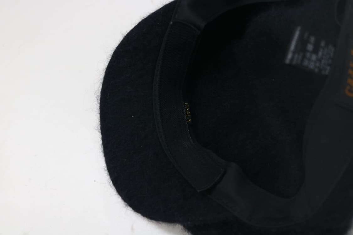 카시라 빈티지 블랙 알파카 헌팅캡 상품이미지6