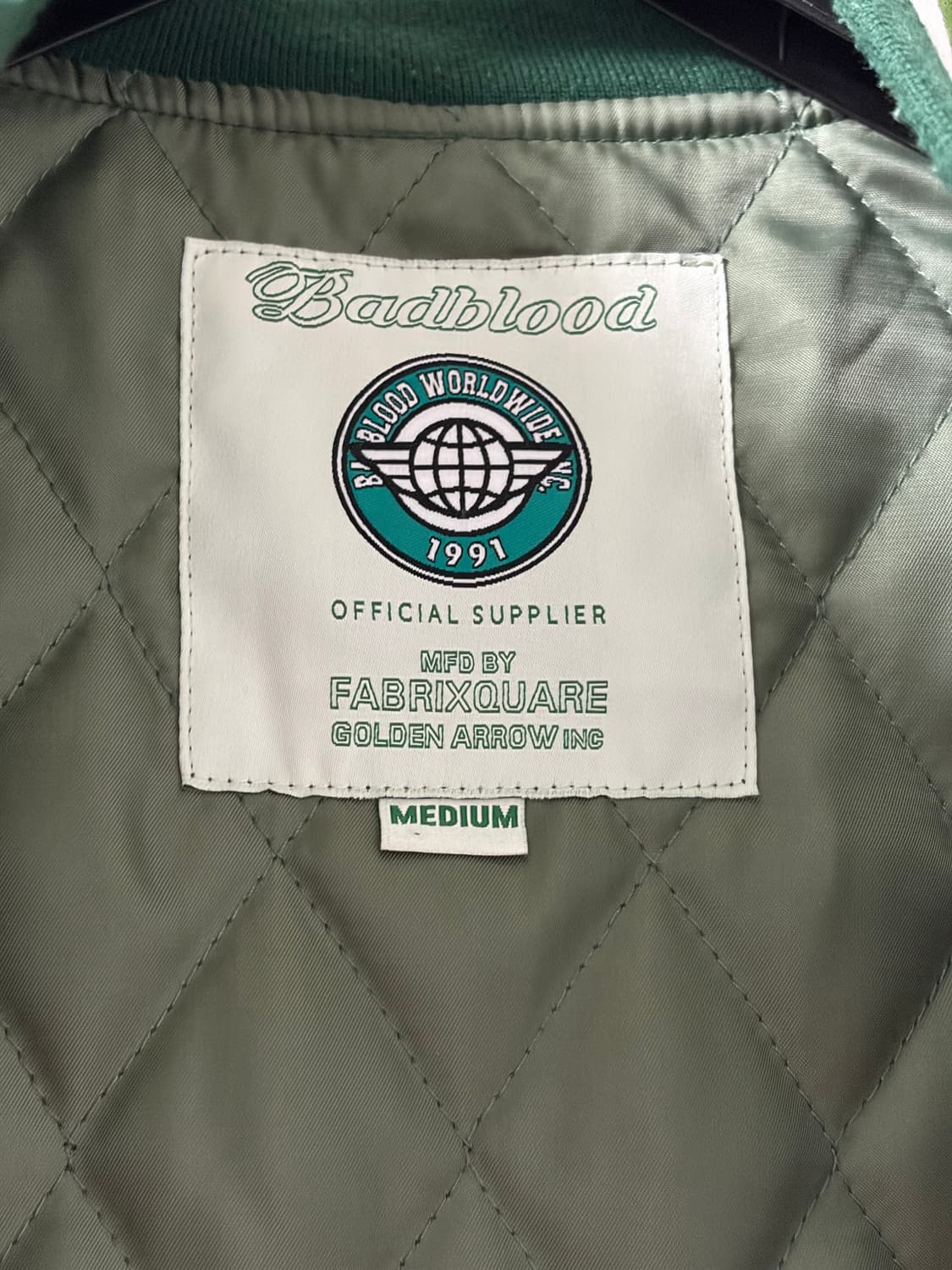 배드블러드 패딩 바시티자켓 M 상품이미지6