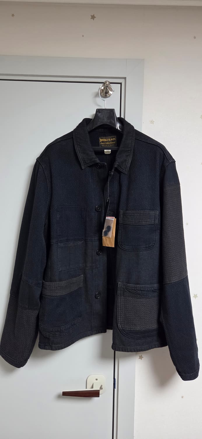rrl 리미티드 사시코 패치워크 인디고 자켓 xl 상품이미지7