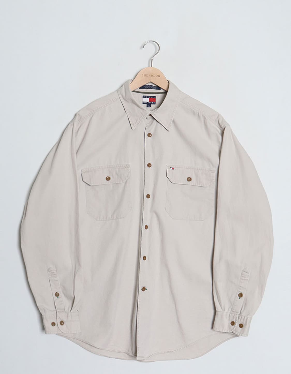  90's TOMMY HILFIGER Work Shirts 상품이미지1