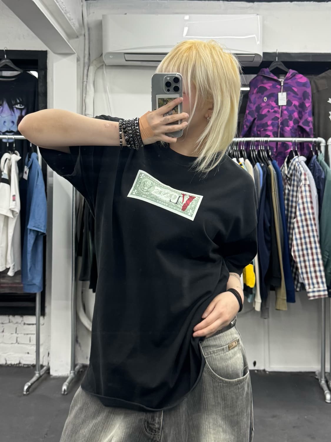 브이론 달러 빌 티셔츠 상품이미지3