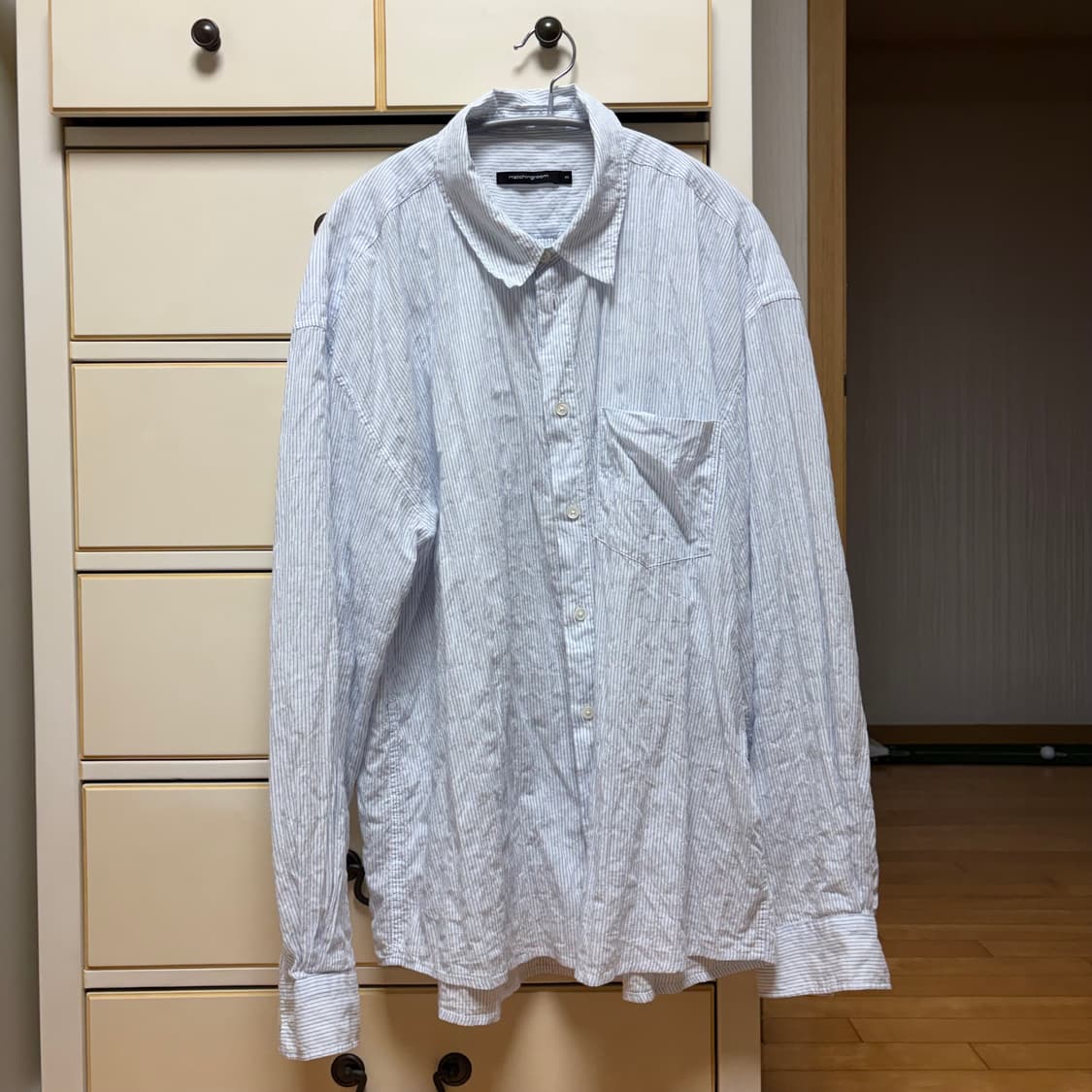 (3) 해칭룸 클래식 셔츠 Crinkle Stripe 상품이미지3