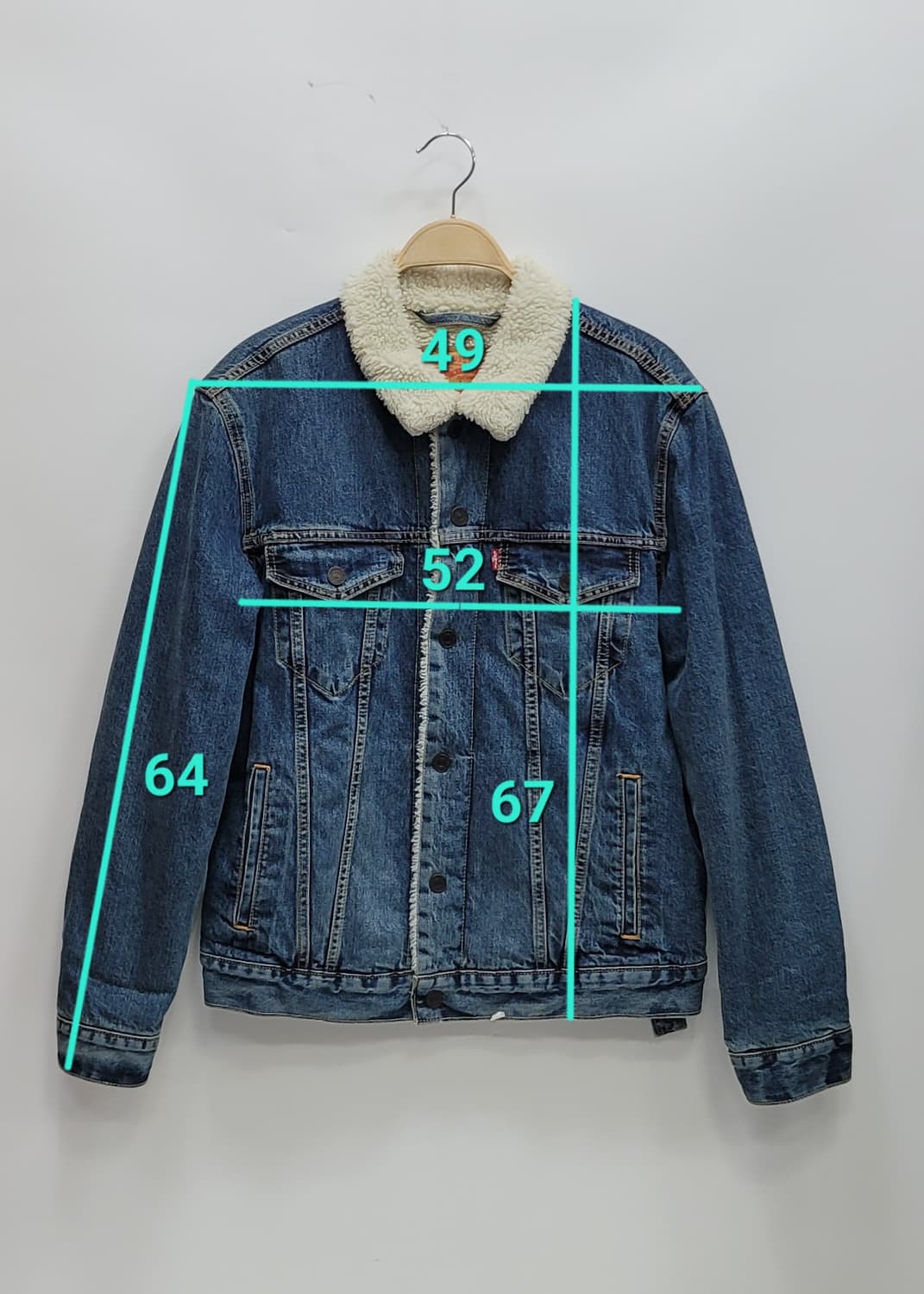 LEVI'S 리바이스 쉐르파 트러커 데님 자켓 / 남 M
 상품이미지10