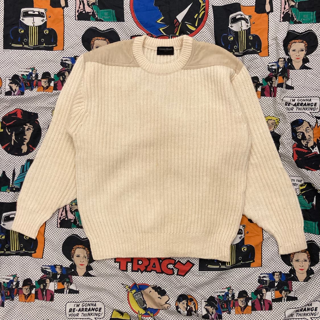 빈티지 스웨이드 코만도 니트 상품이미지2