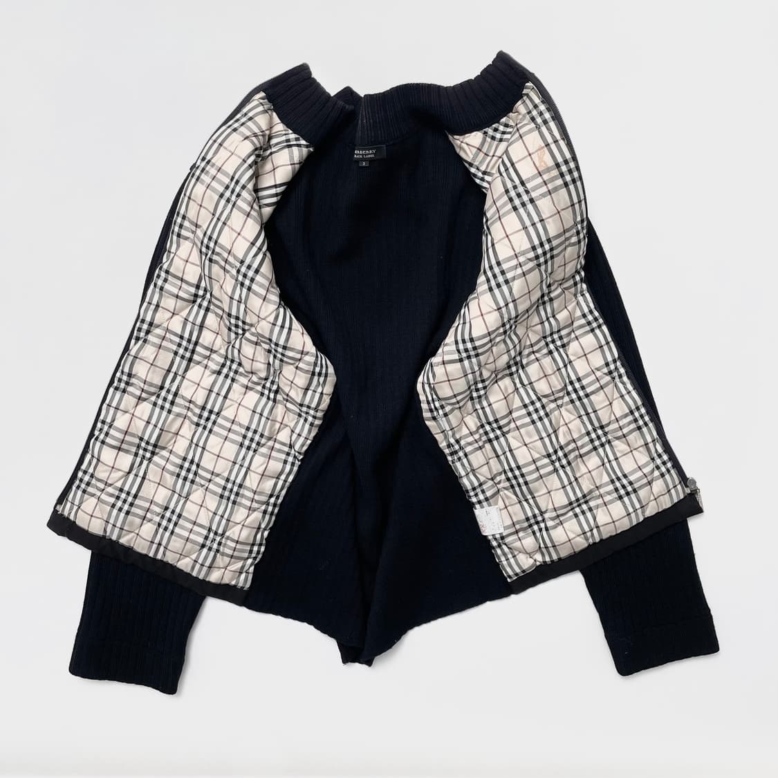 [BURBERRY] black label knit zip-up (3) 상품이미지2