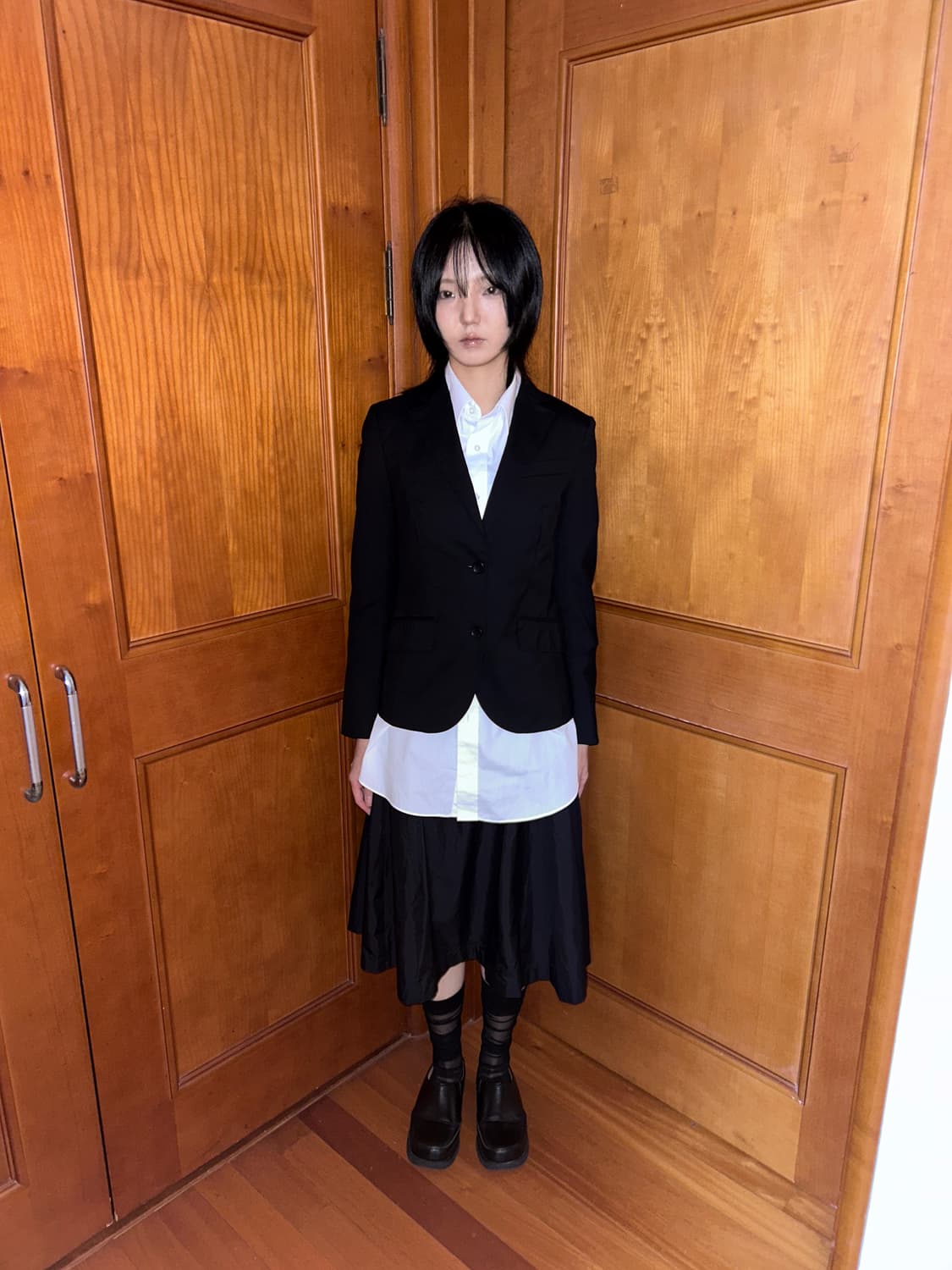 Black Fitted Blazer 상품이미지2