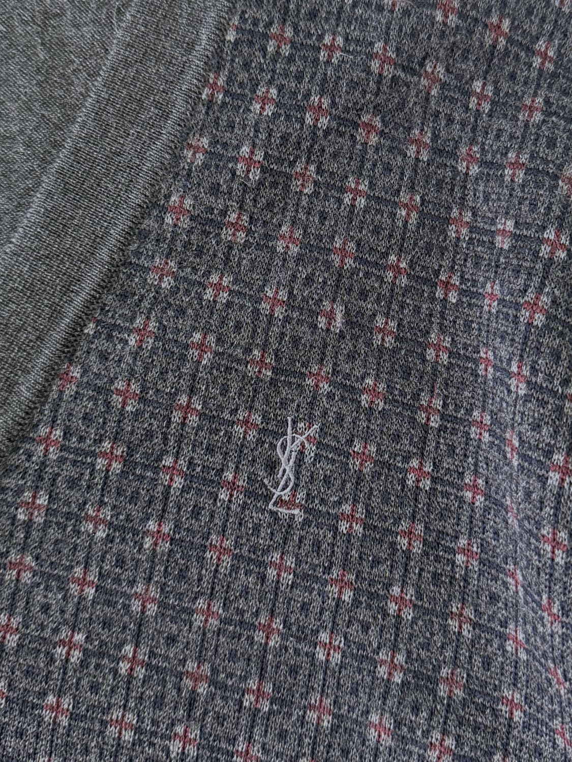 YSL 입생로랑 오버핏 90‘s 미니멀 울 가디건  상품이미지3