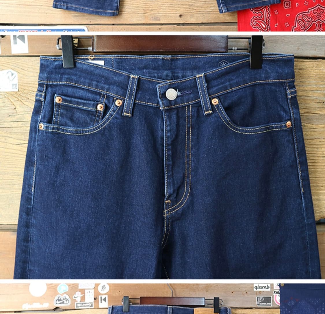 
levis 리바이스 프리미엄 505 인디고 진청 데님  30 상품이미지3