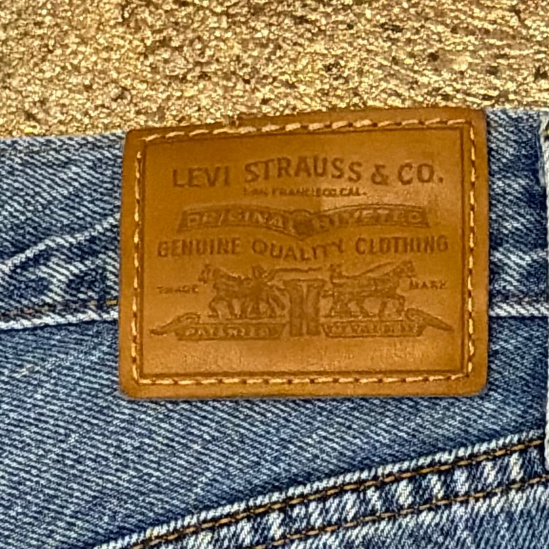 USA 빈티지 리바이스 립케이지 스트레이트 청바지 상품이미지10