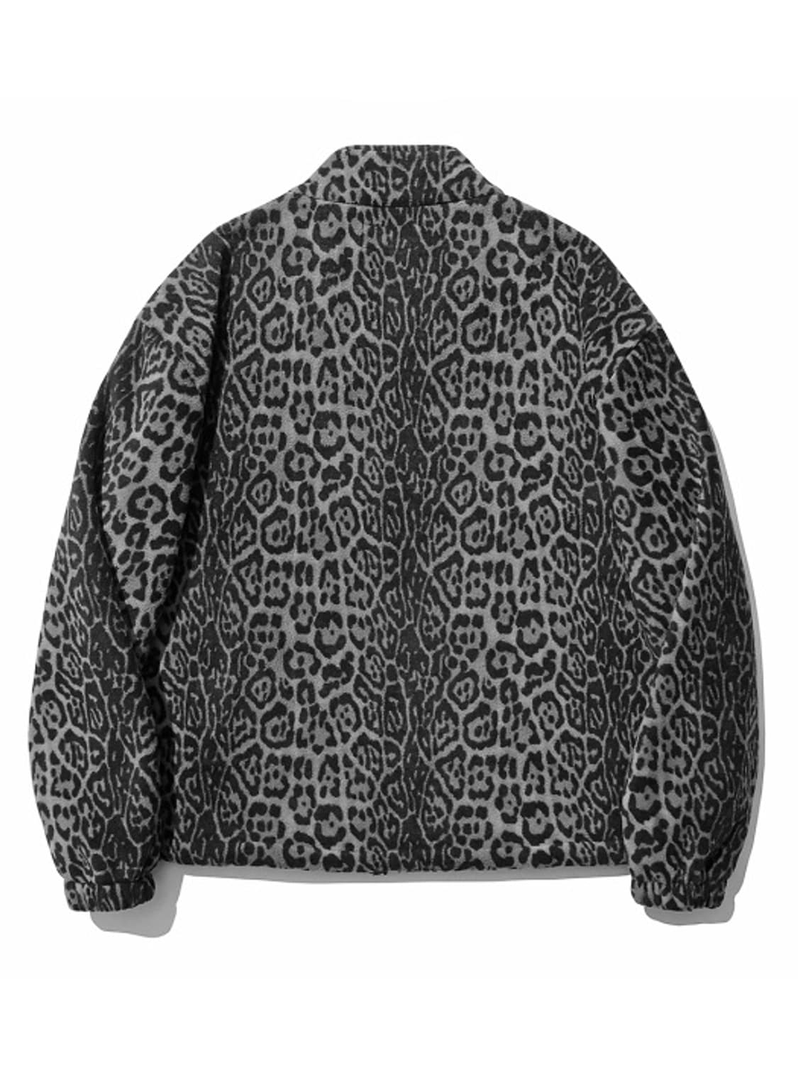 세인트페인 레오파드 후리스 집업 자켓 그레이 L 상품이미지2