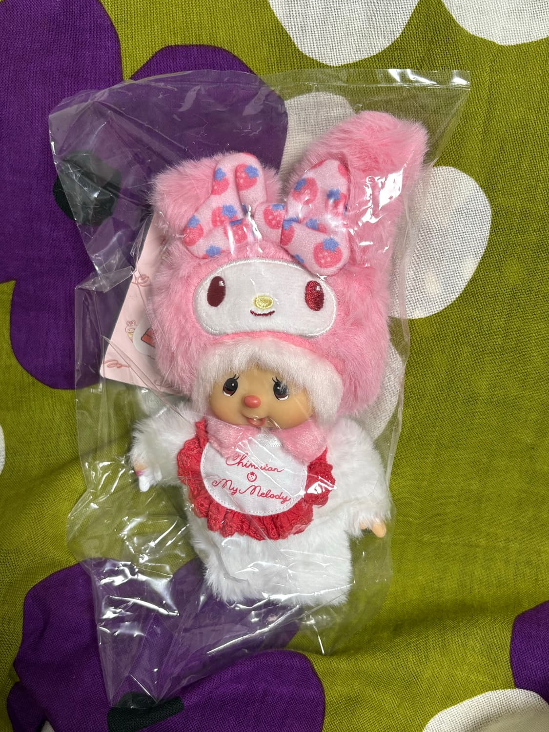 몬치치 x 산리오 캐릭터즈 마이 멜로디 치무탄 키체인 상품이미지1