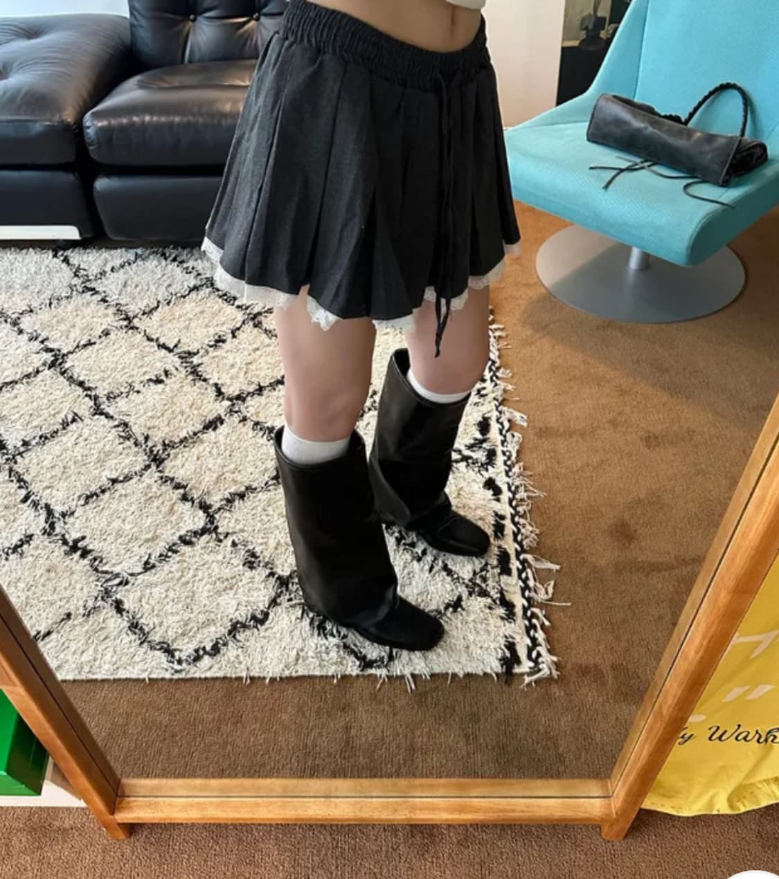 레더 워머 롱부츠 245 상품이미지4