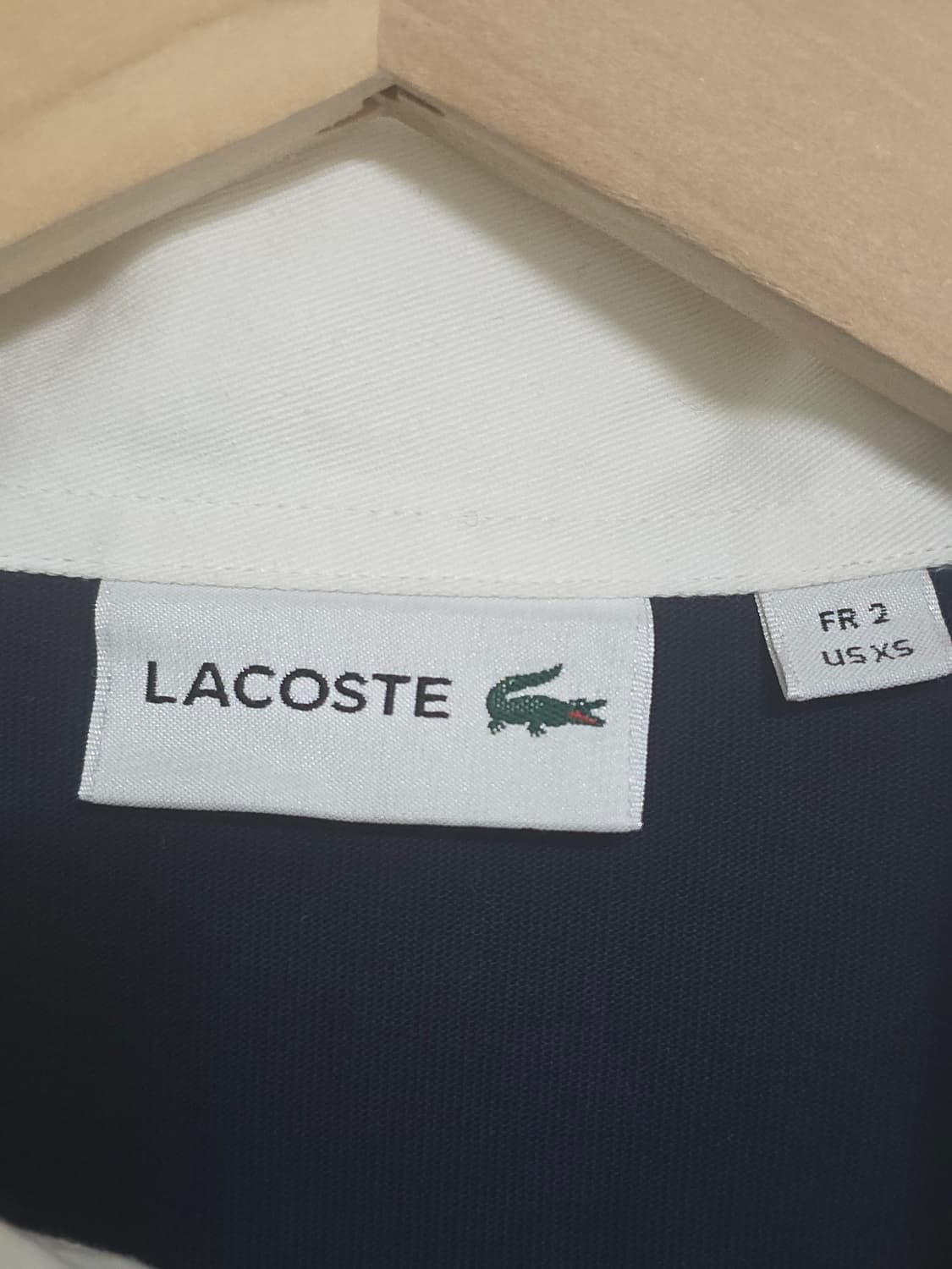 라코스테 Lacoste 세일링 기어 긴팔 폴로 셔츠 네이비 XS (유니섹 상품이미지3