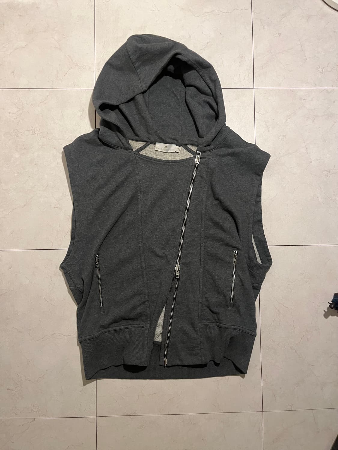 아디다스 x 스텔라 매카트니 후드 베스트 집업 xl 상품이미지1