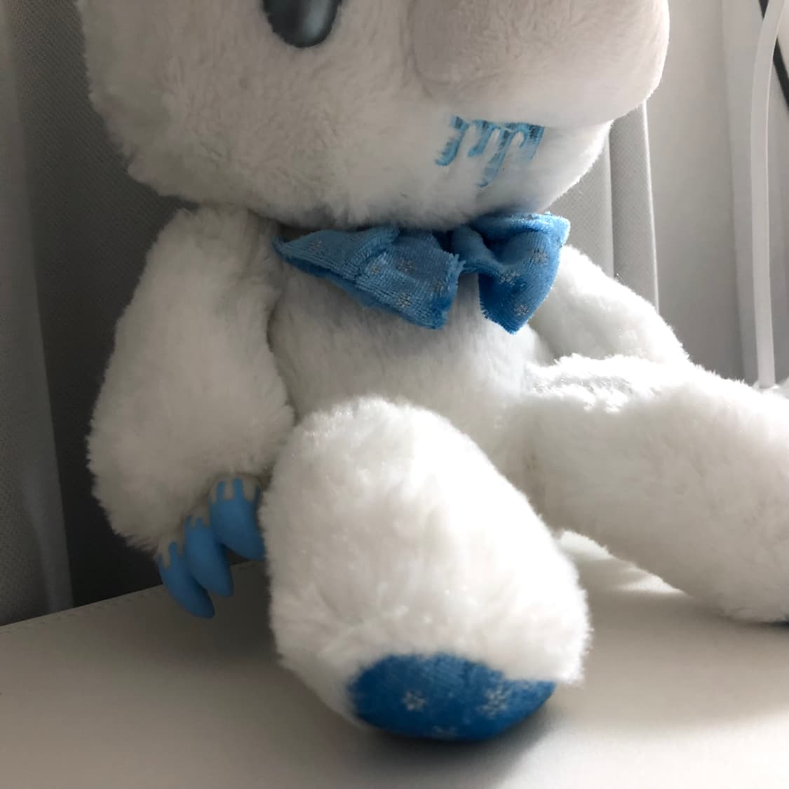 글루미베어 윈터스페셜 블루 화이트 인형 누이 마스코트 상품이미지3