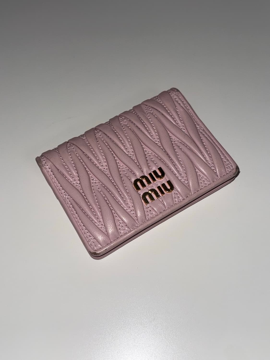 미우미우 카드지갑 핑크 상품이미지3