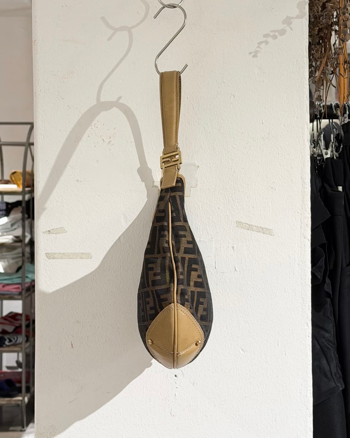 펜디 브라운 주카 캔버스 호보백 상품이미지5