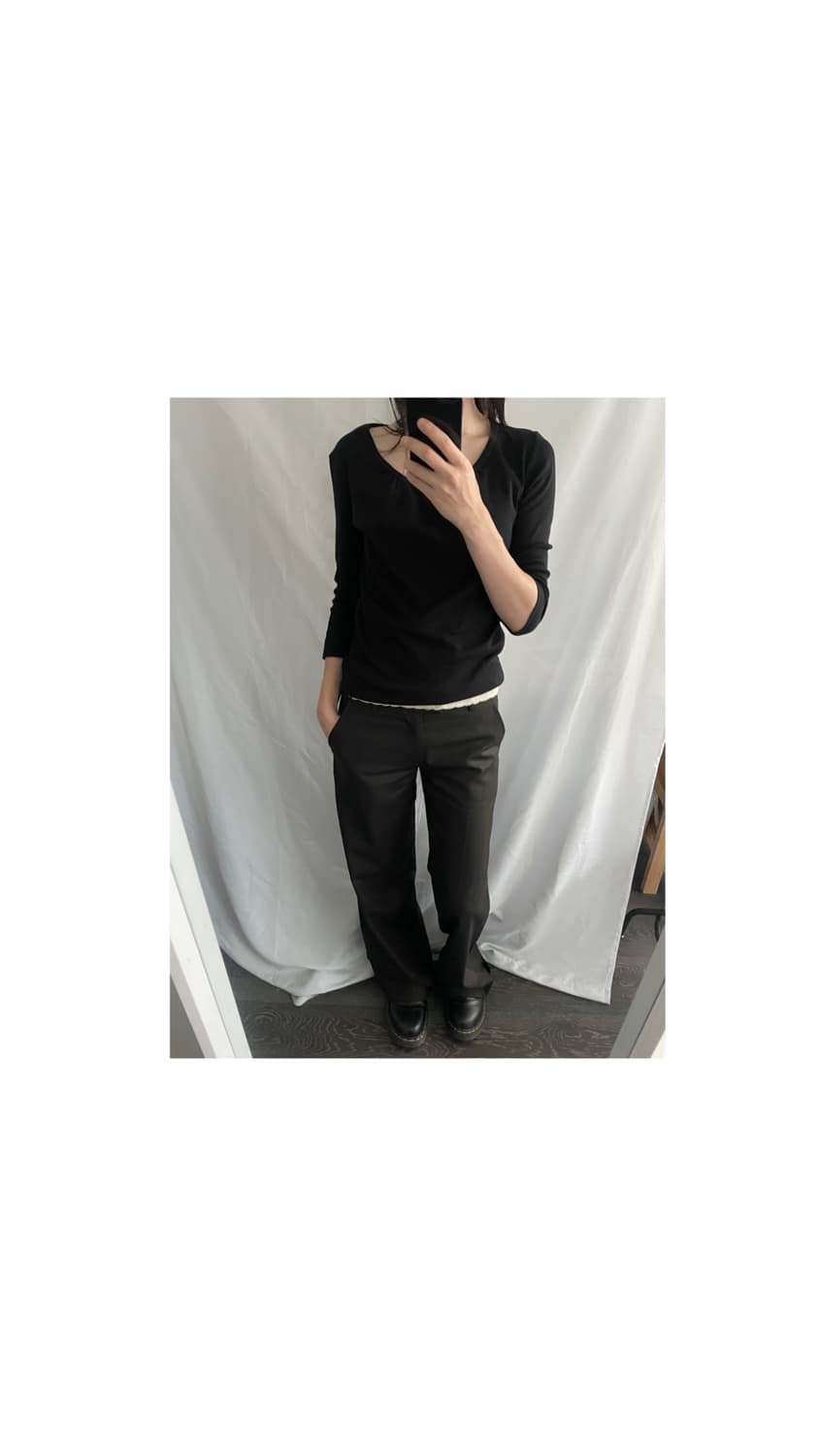 Vaucleville brown trouser 상품이미지3