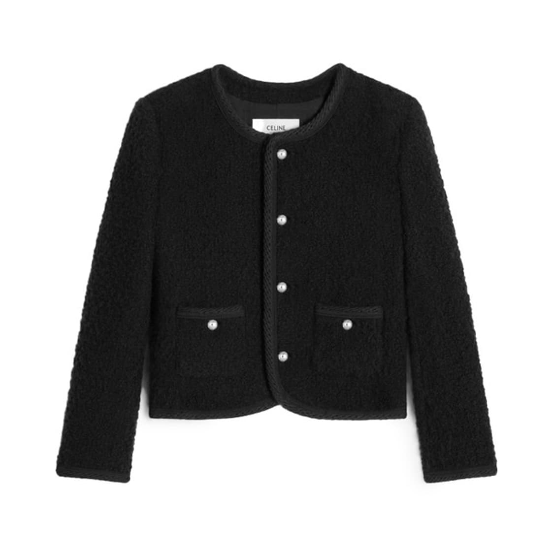 [투어스 신유님 착용] 셀린느 24ss 캐시미어 샤쥬르 트위드 자켓 상품이미지2