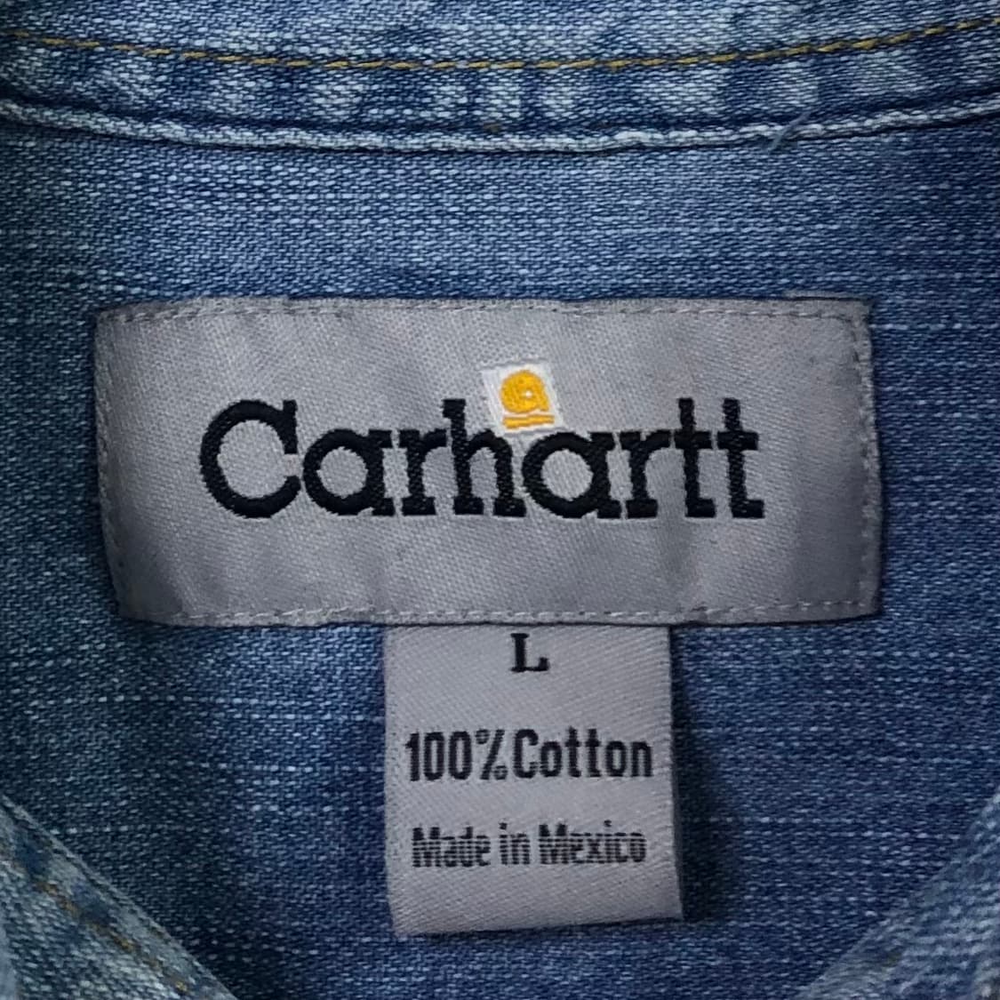 XL 칼하트 데님 셔츠 상품이미지3