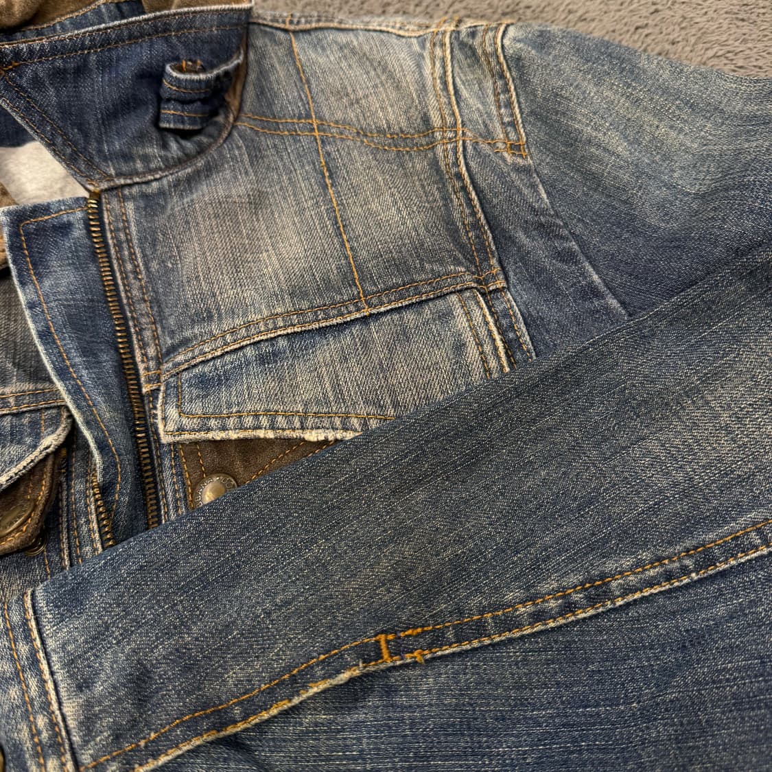 [ 정품/48 ] 돌체앤가바나 코듀로이 데님 트러커 자켓 상품이미지7